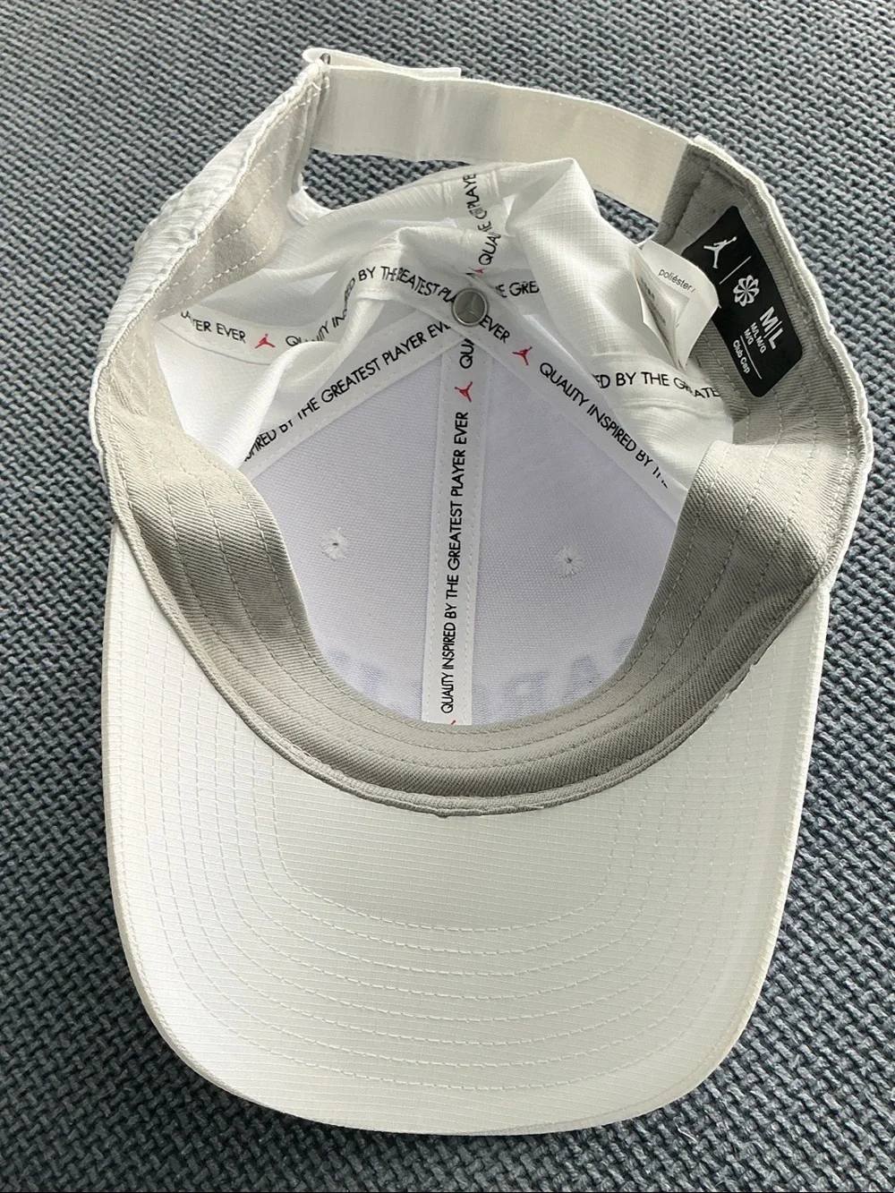 Nike Jordan Jumpman White Cap with Light Blue 